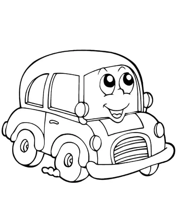 Omaľovánka - Auto - 12