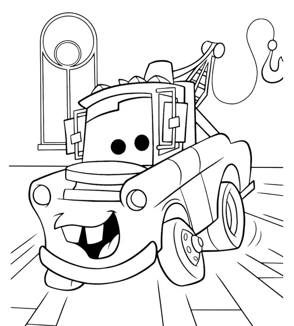 Omaľovánka auto na vytlačenie