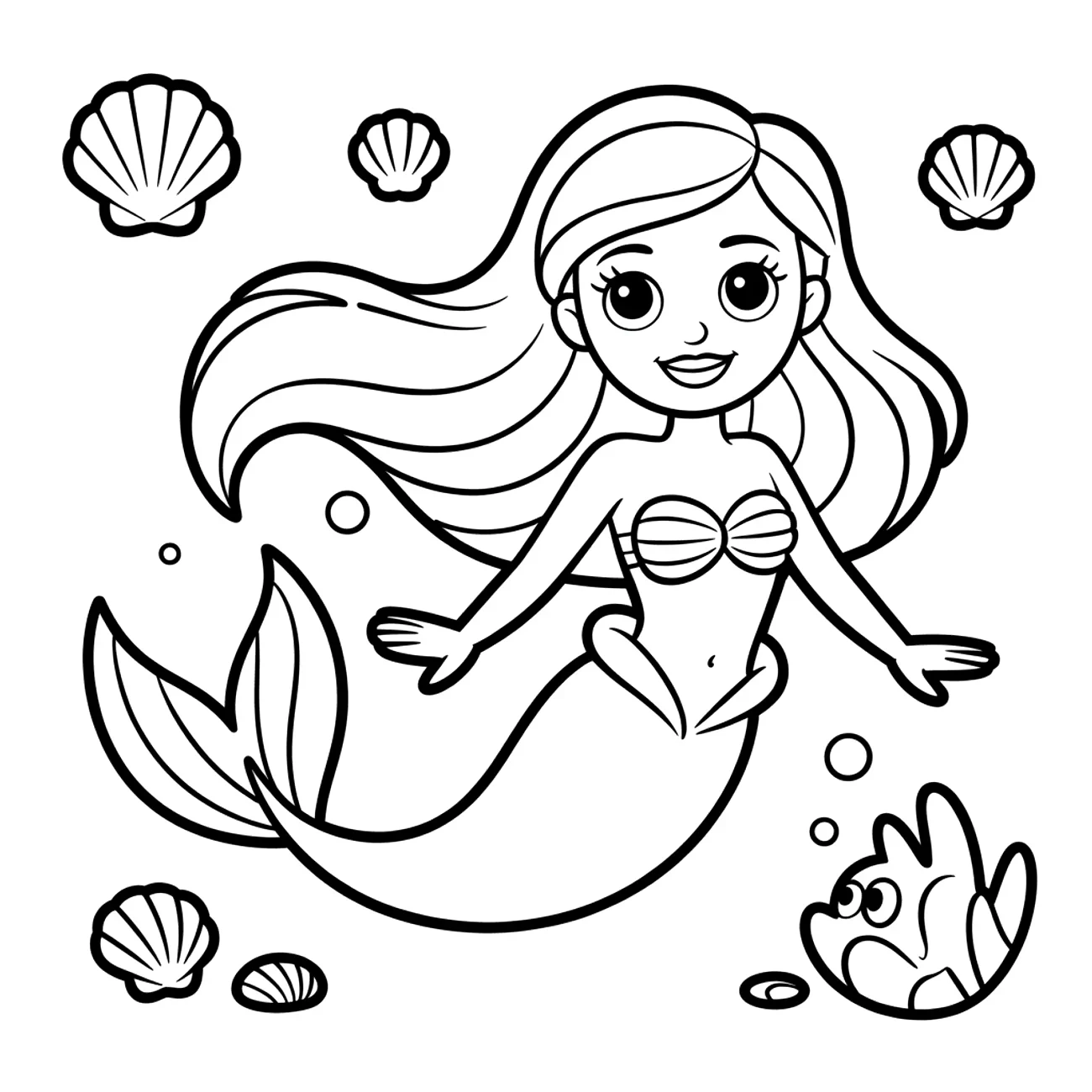 Barbie morská panna