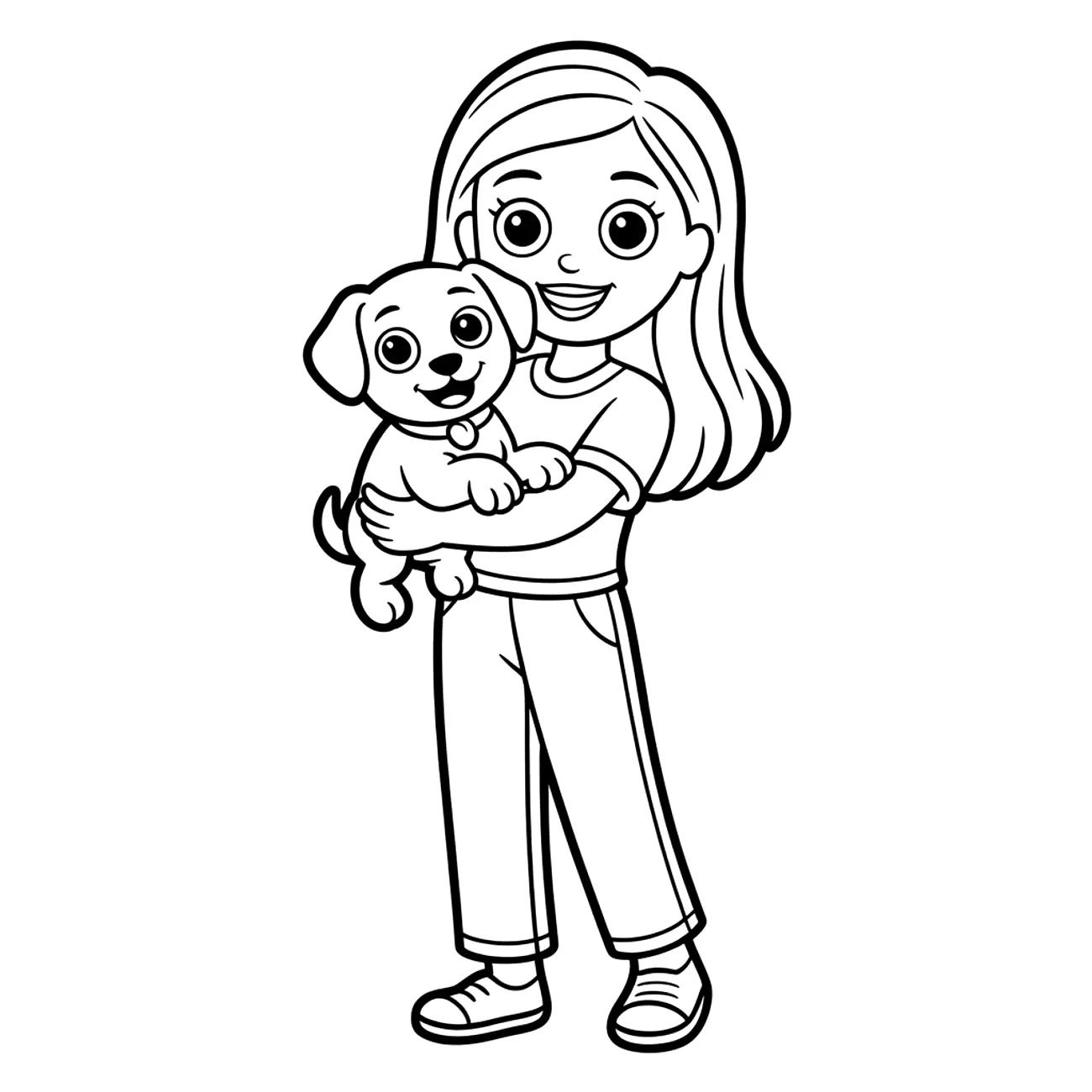 Barbie so svojím pejskom