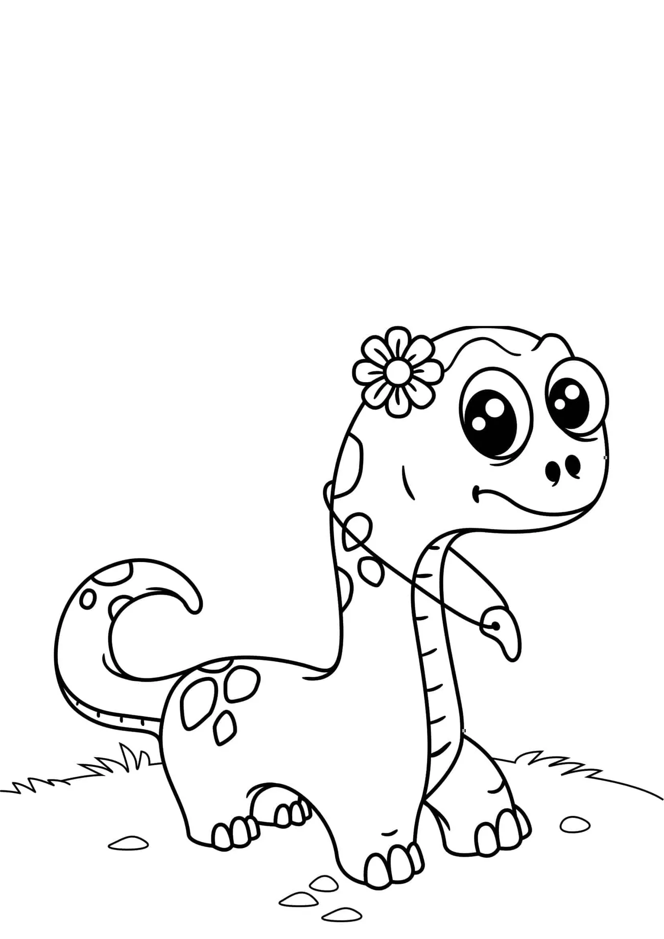 Omaľovánka - Dinosaurus - 1