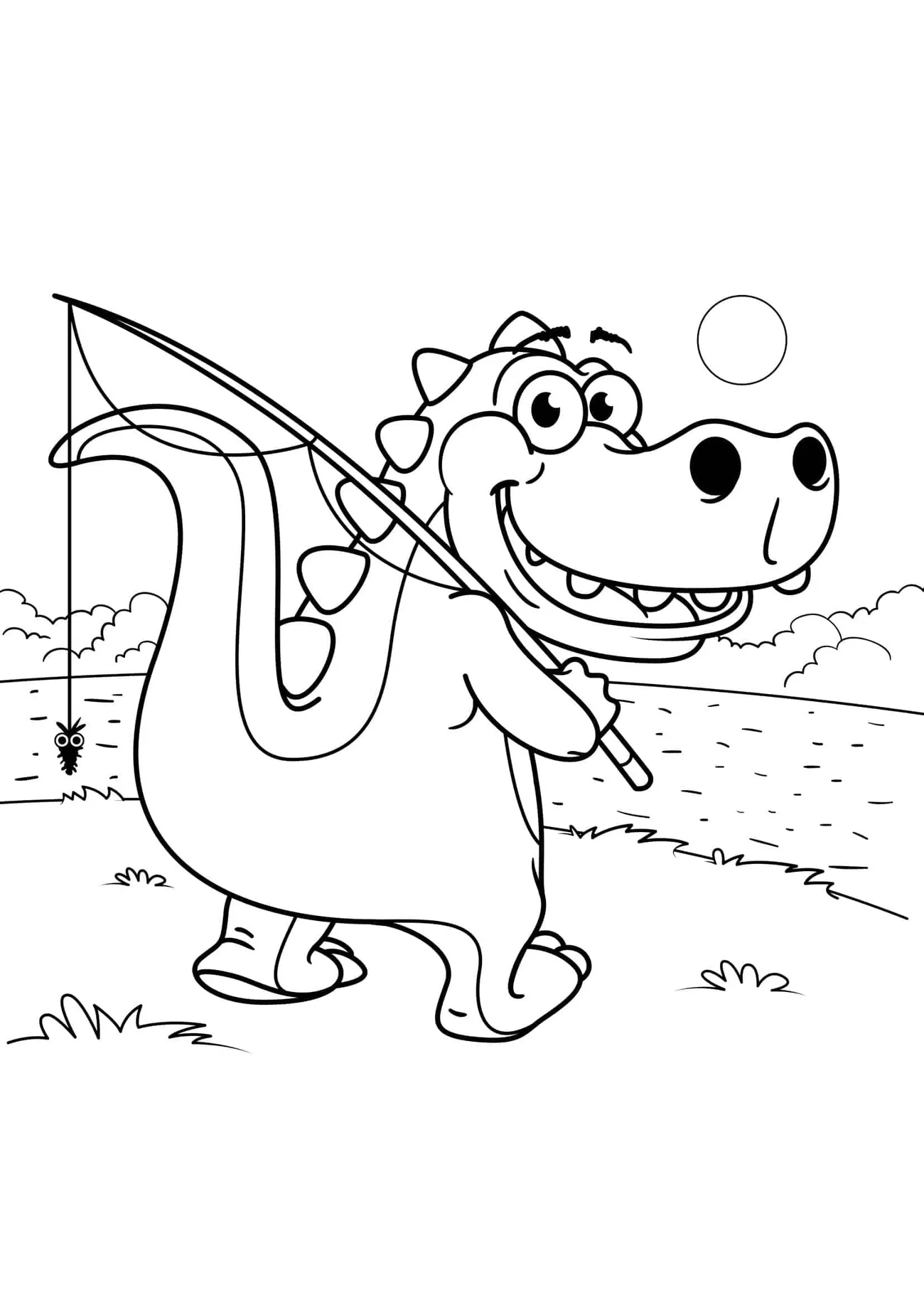 Omaľovánka - Dinosaurus - 15