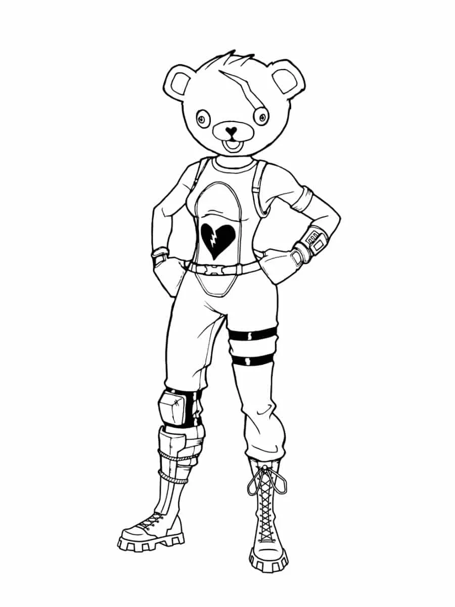 Omaľovánka - Fornite - 10