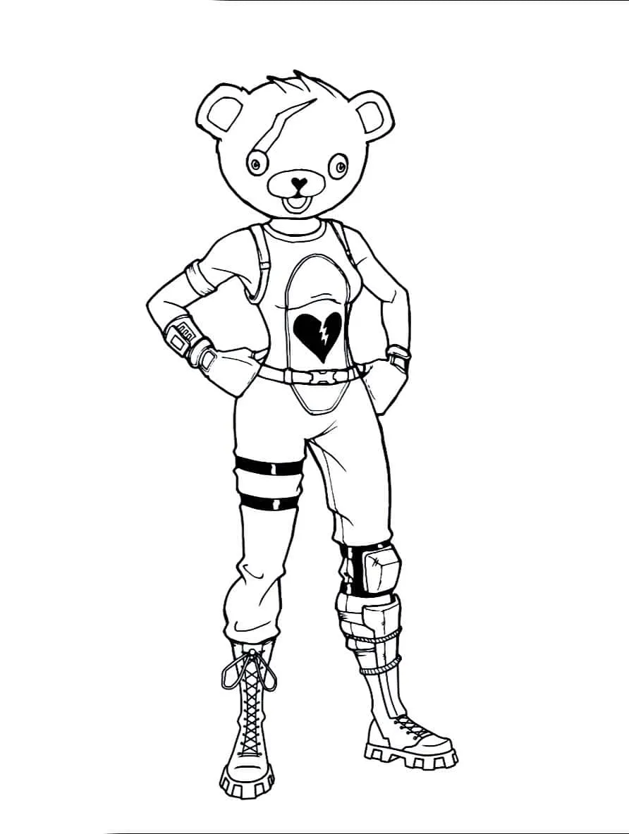 Omaľovánka - Fornite - 3