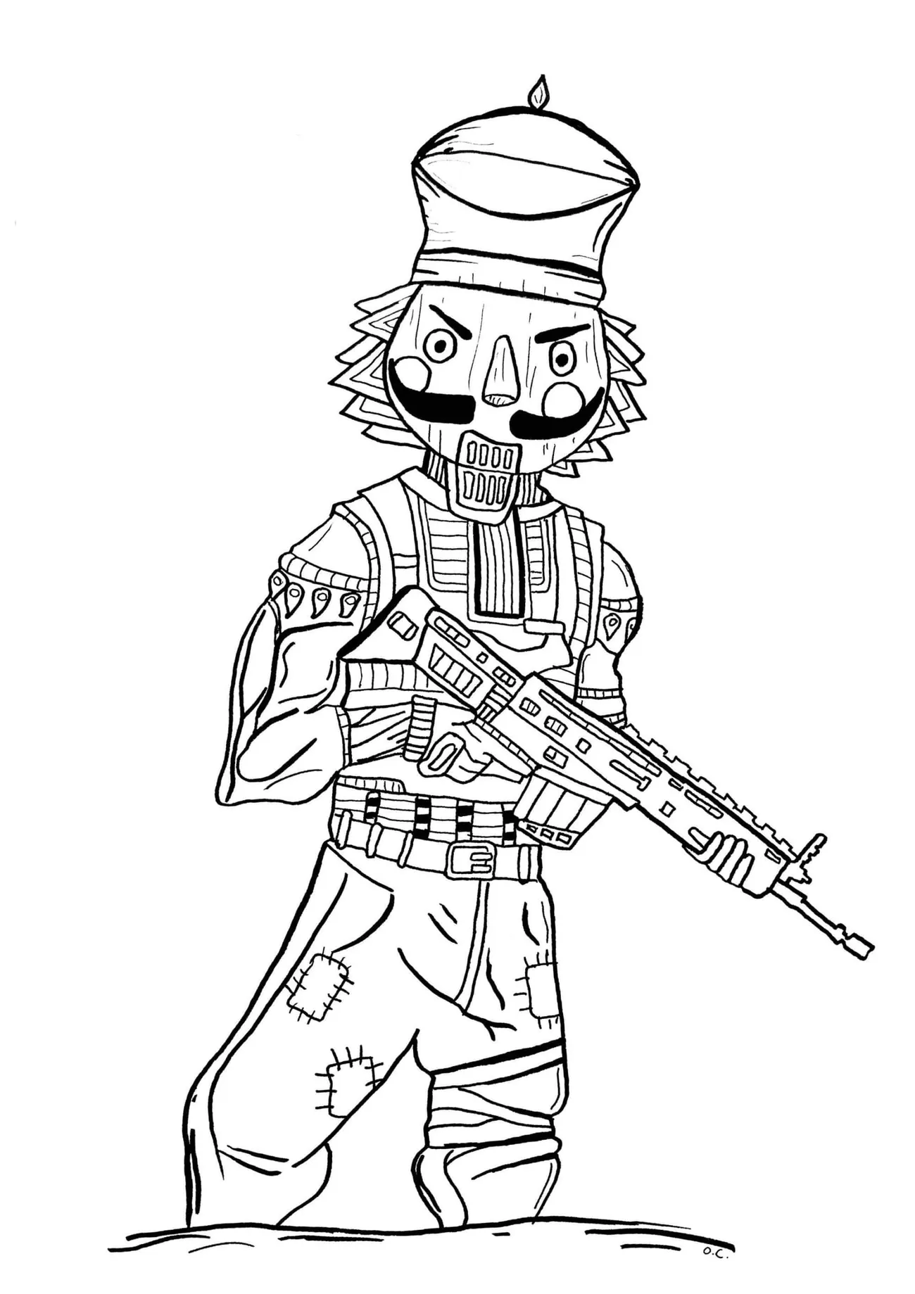 Omaľovánka - Fornite - 6