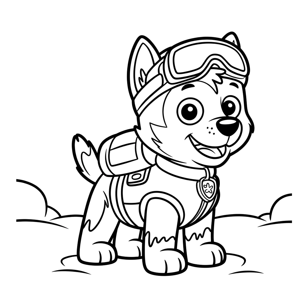 Tlapková patrola – Everest (zimná husky)