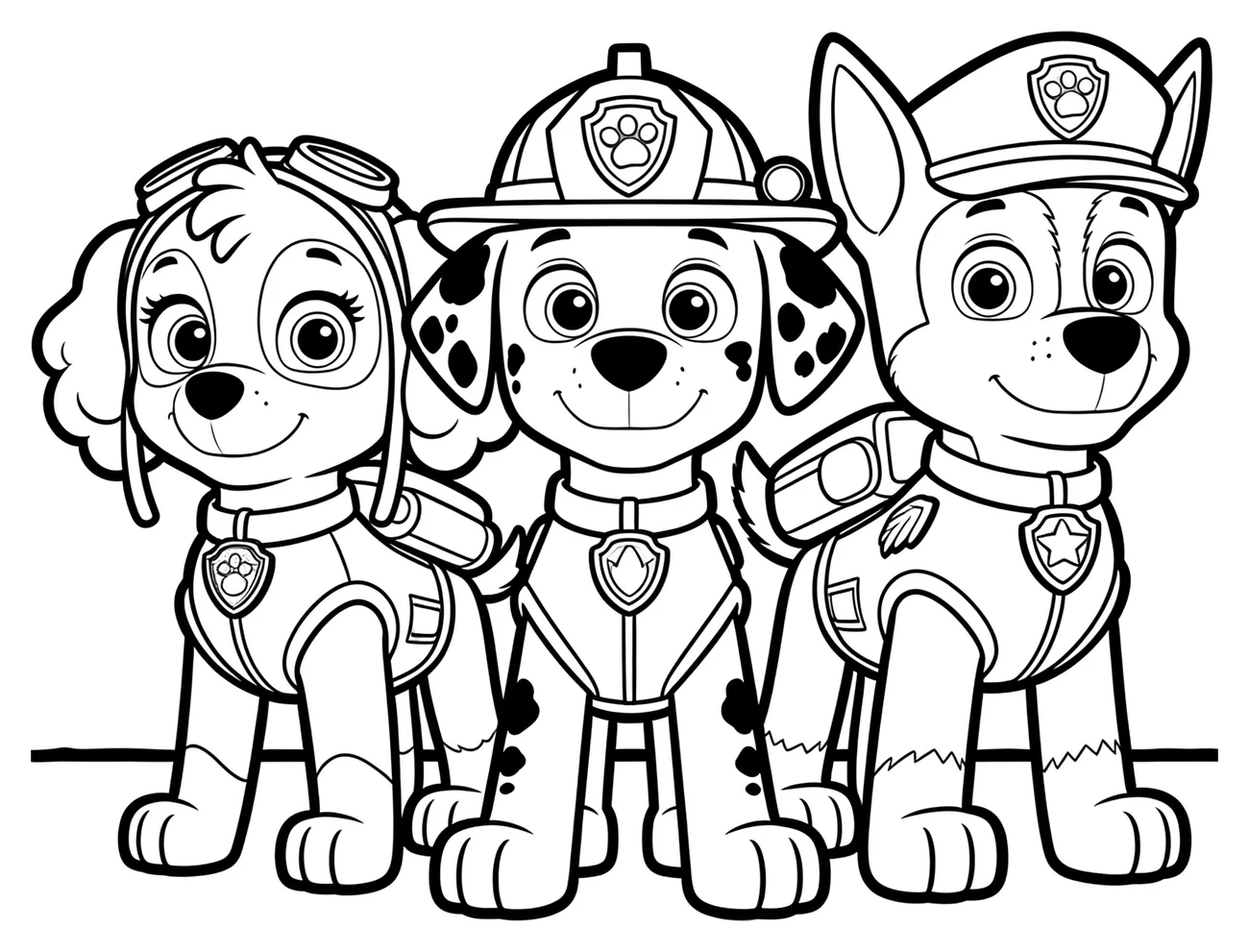 Tlapková patrola – Skye, Marshall a Chase spolu