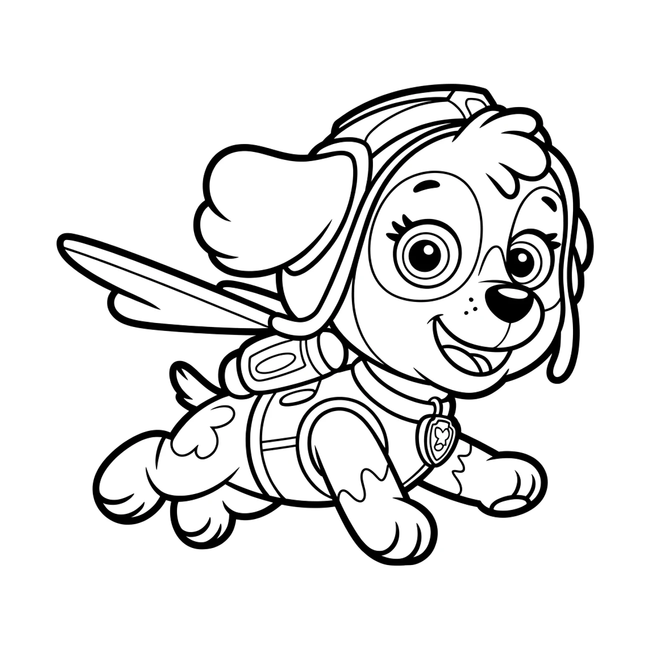 Tlapková patrola – Skye letiaca s jet packom