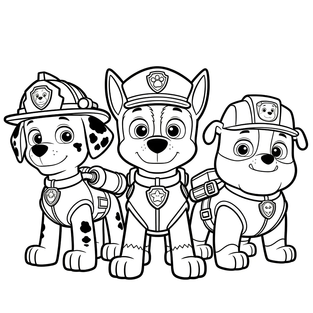 Tlapková patrola – traja záchranári spolu (variant 2)