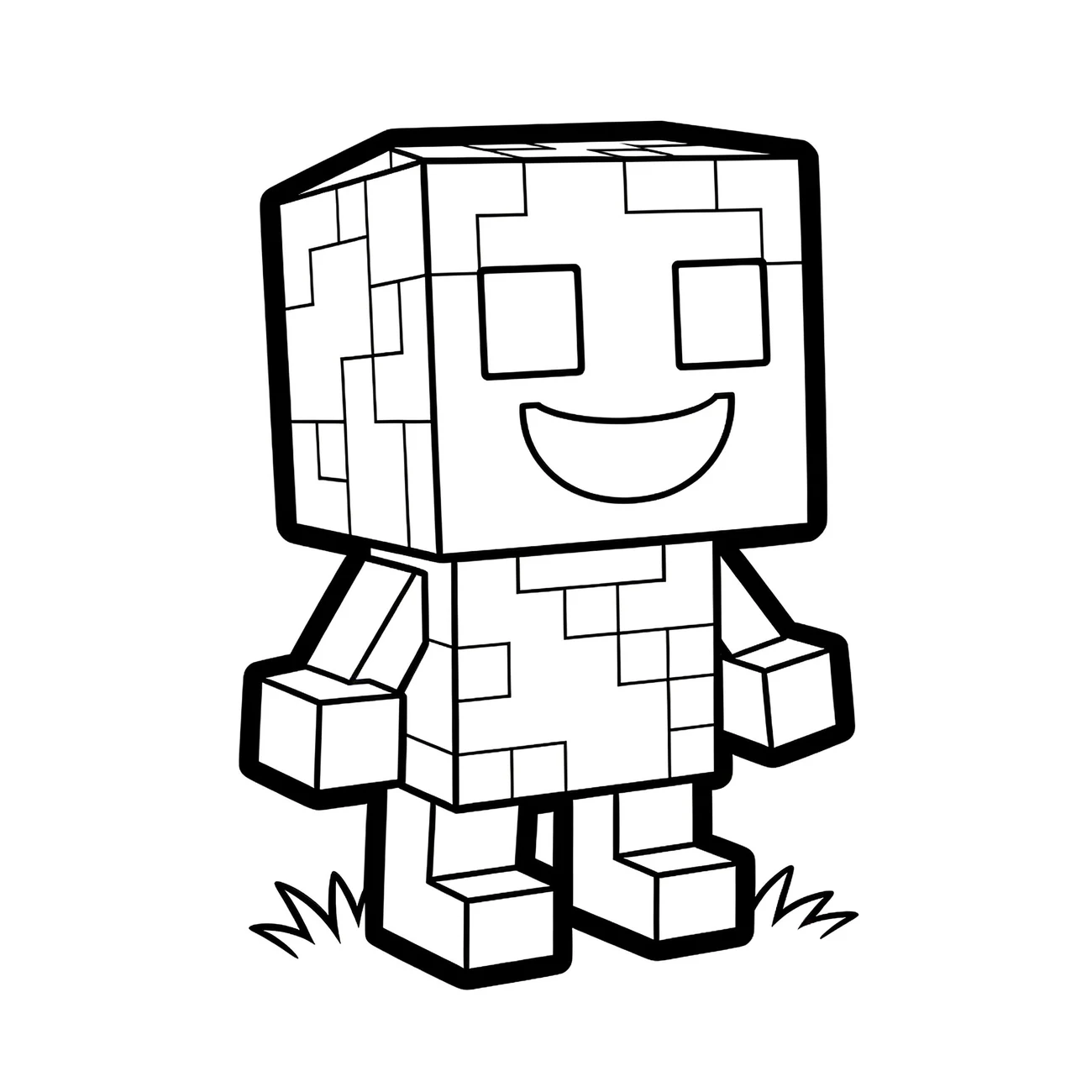 Minecraft Creeper – priateľský