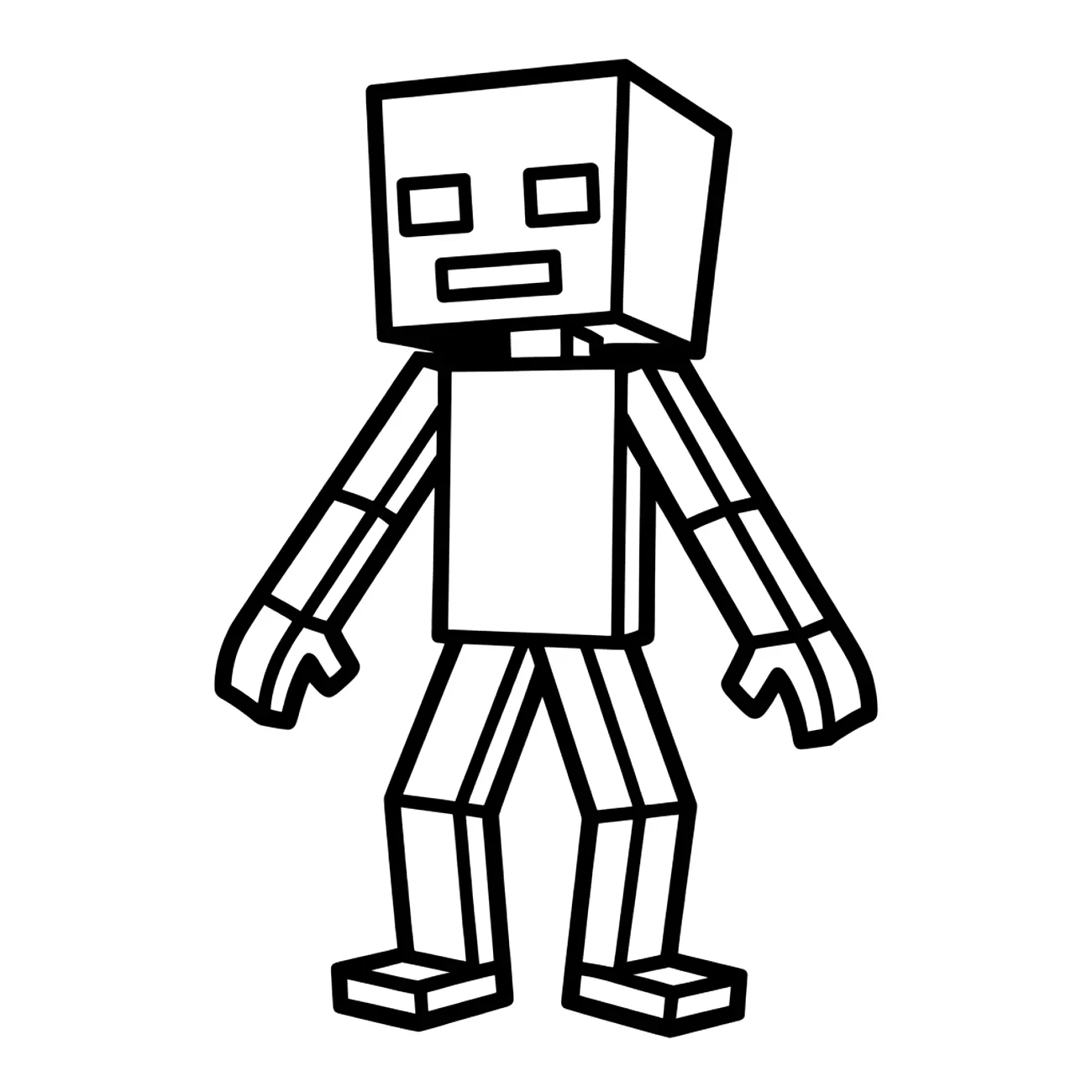 Minecraft Enderman – vysoká postava
