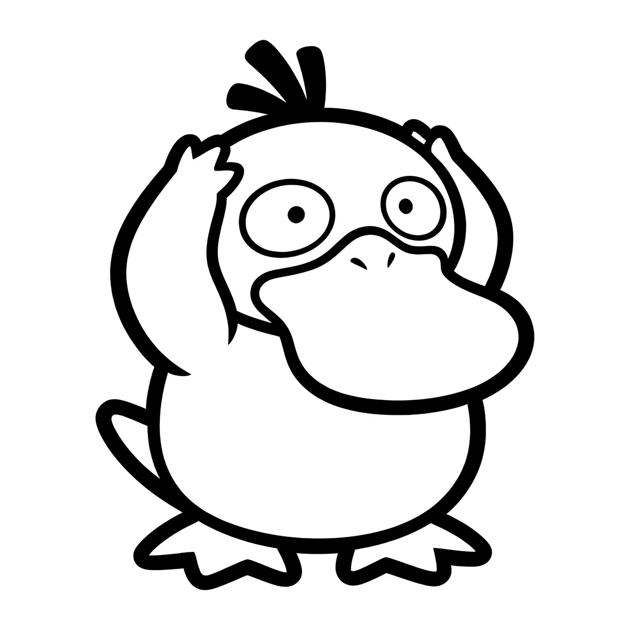Psyduck Pokémon – žltá kačka