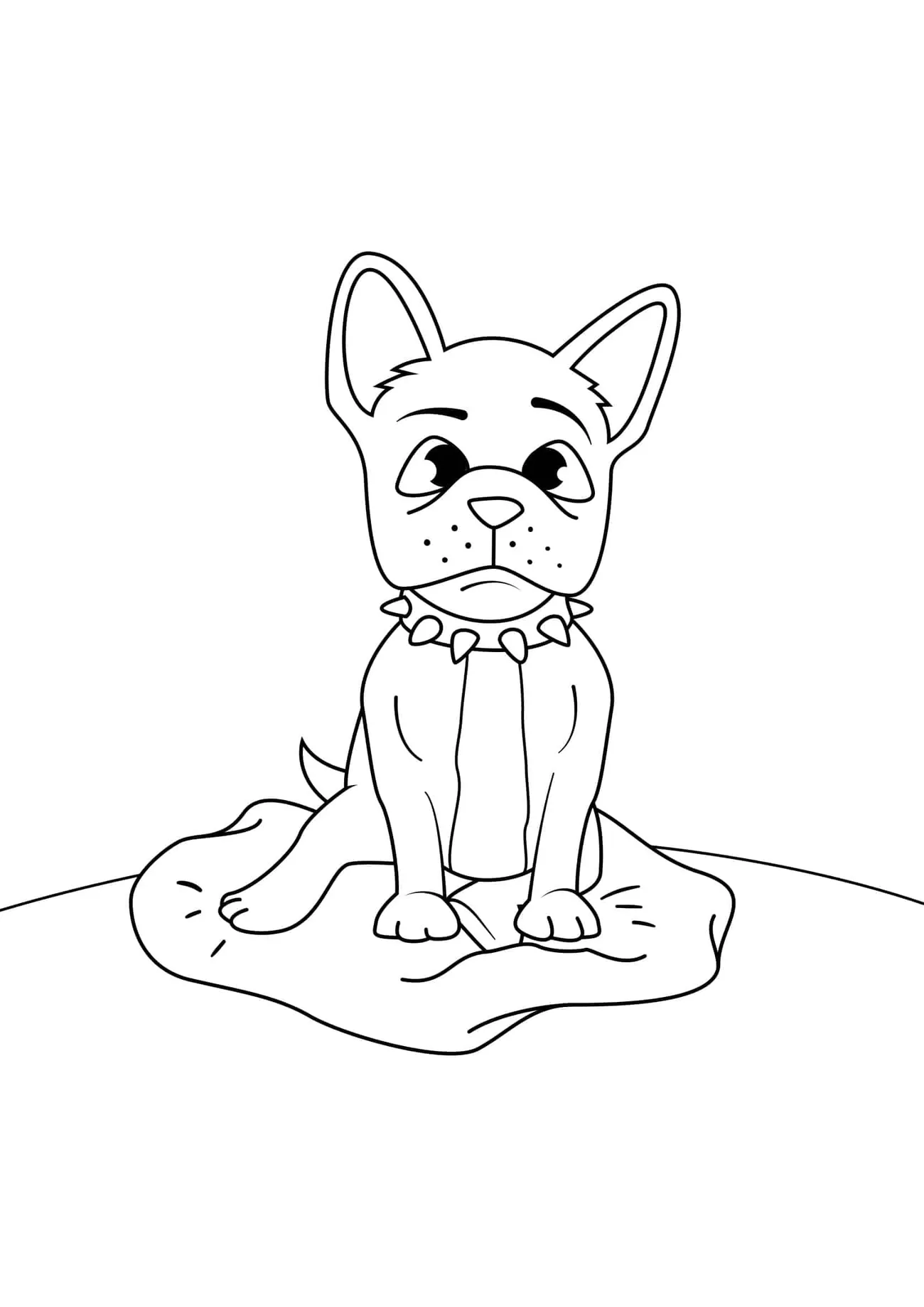 Omaľovánka - Pes - 13