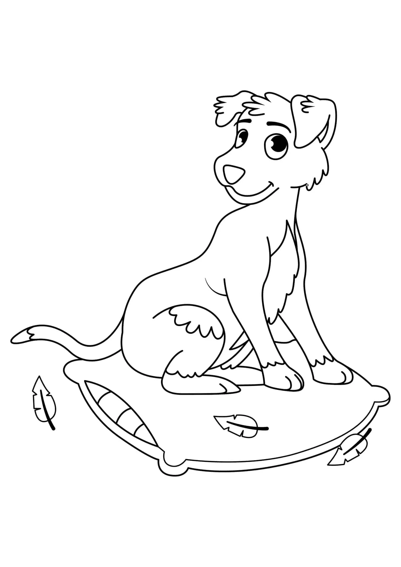 Omaľovánka - Pes - 14