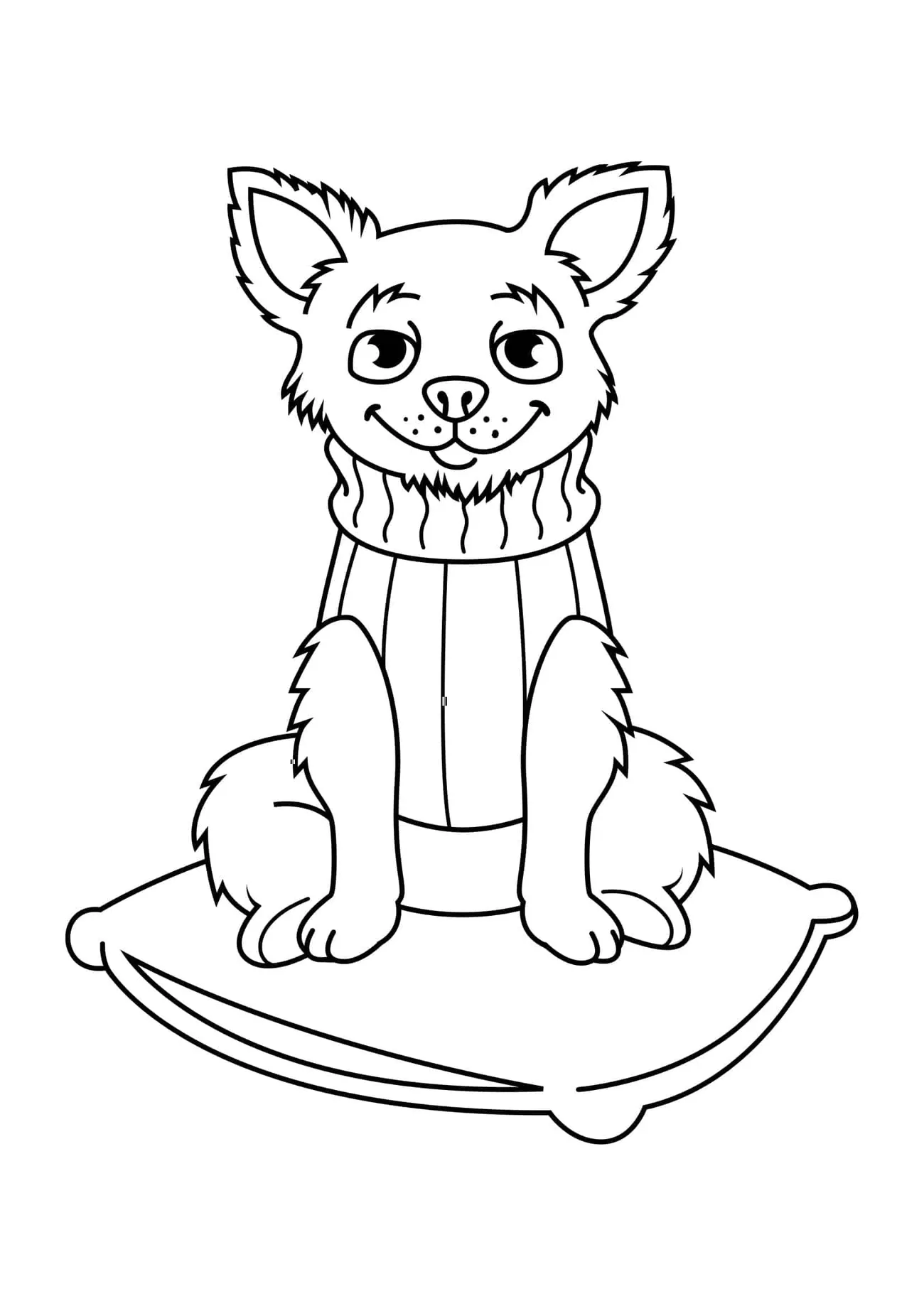 Omaľovánka - Pes - 21