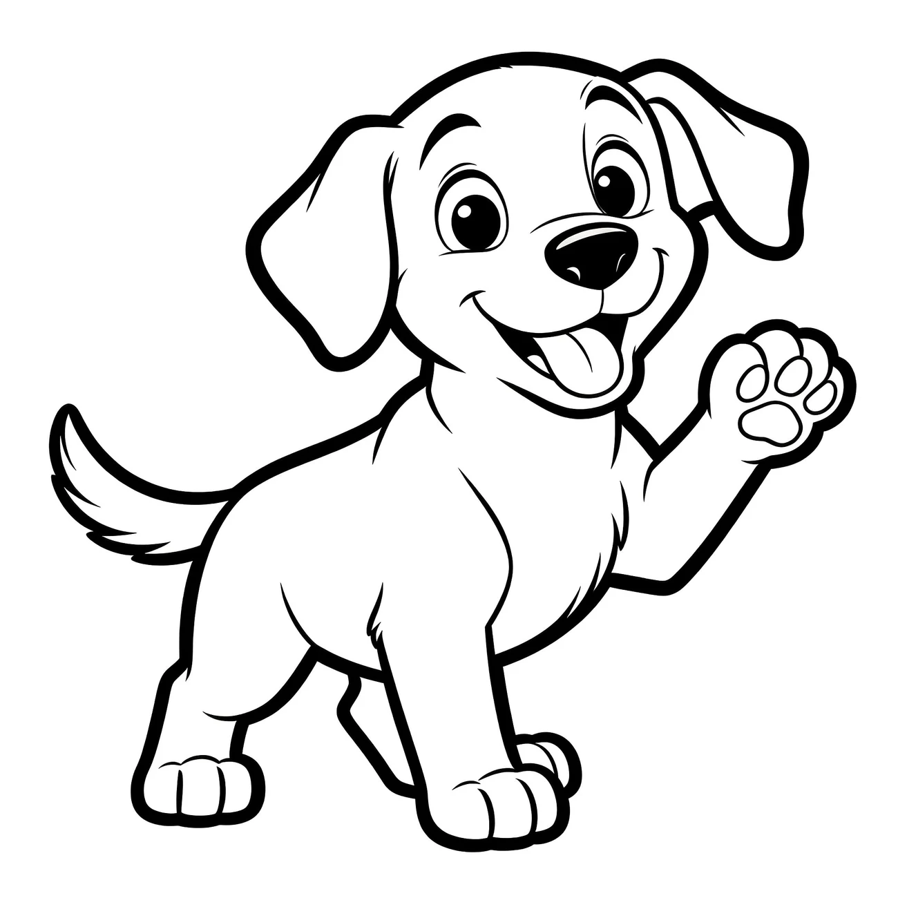 Labrador skackajúci