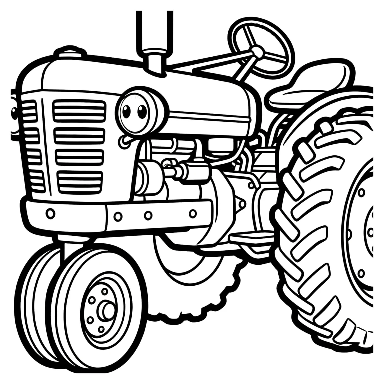 Vintage starý traktor