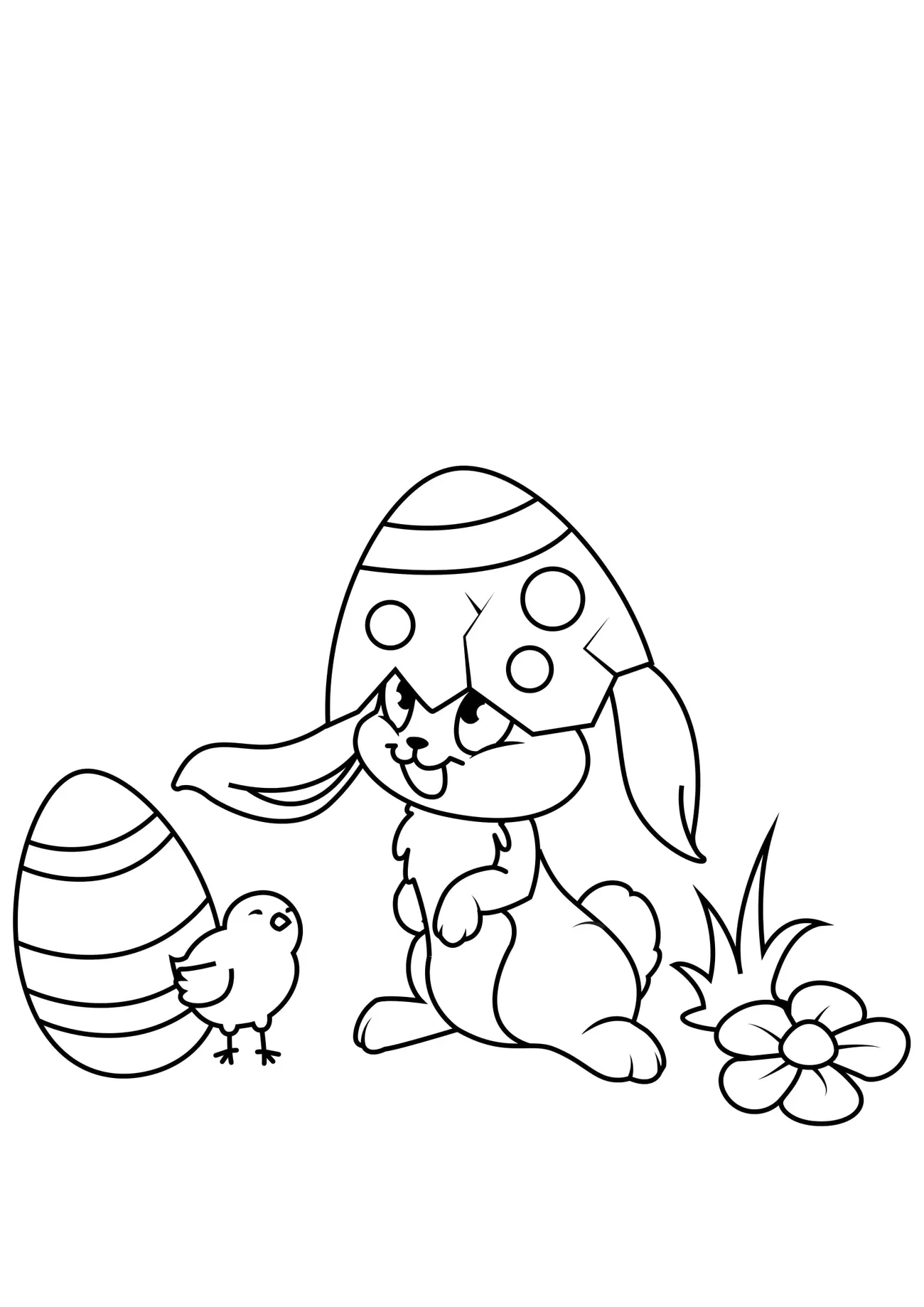 Omaľovánka - Veľká Noc - 15