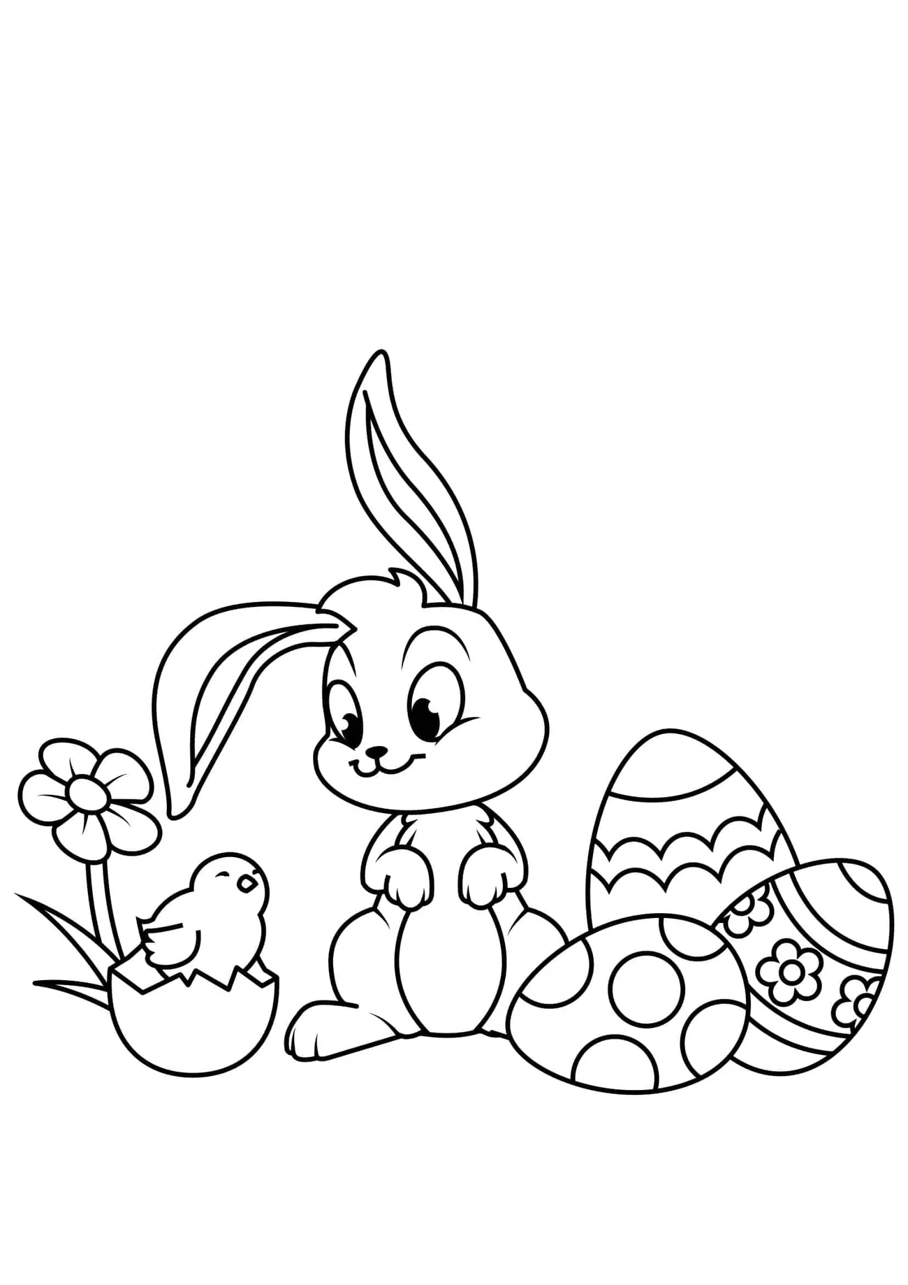 Omaľovánka - Veľká Noc - 2