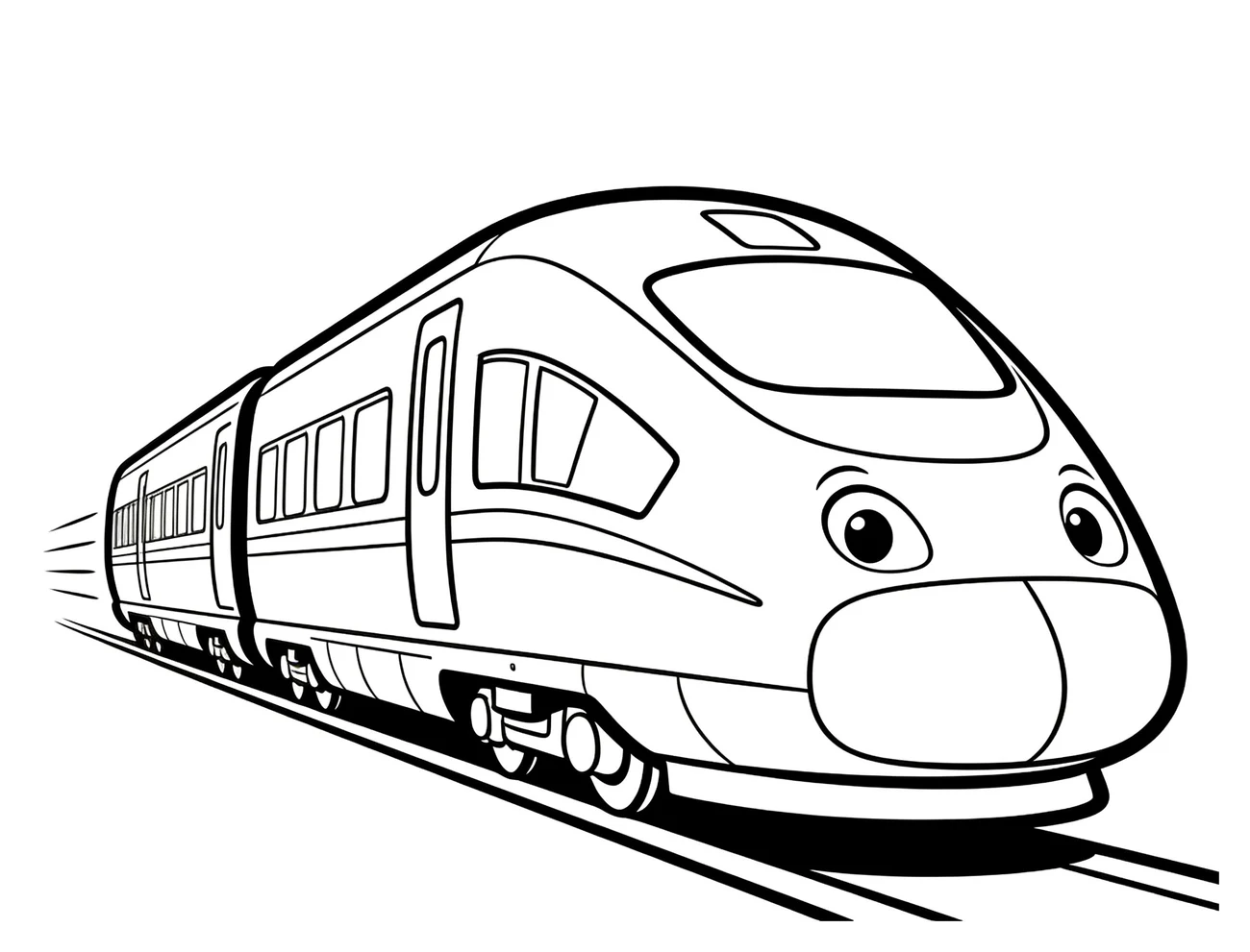 Moderný rýchly vlak