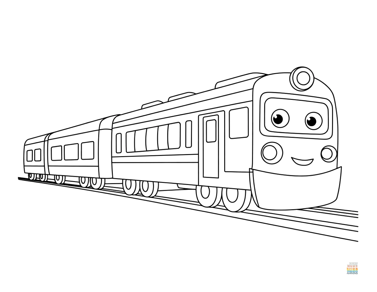 Osobný vlak zo strany