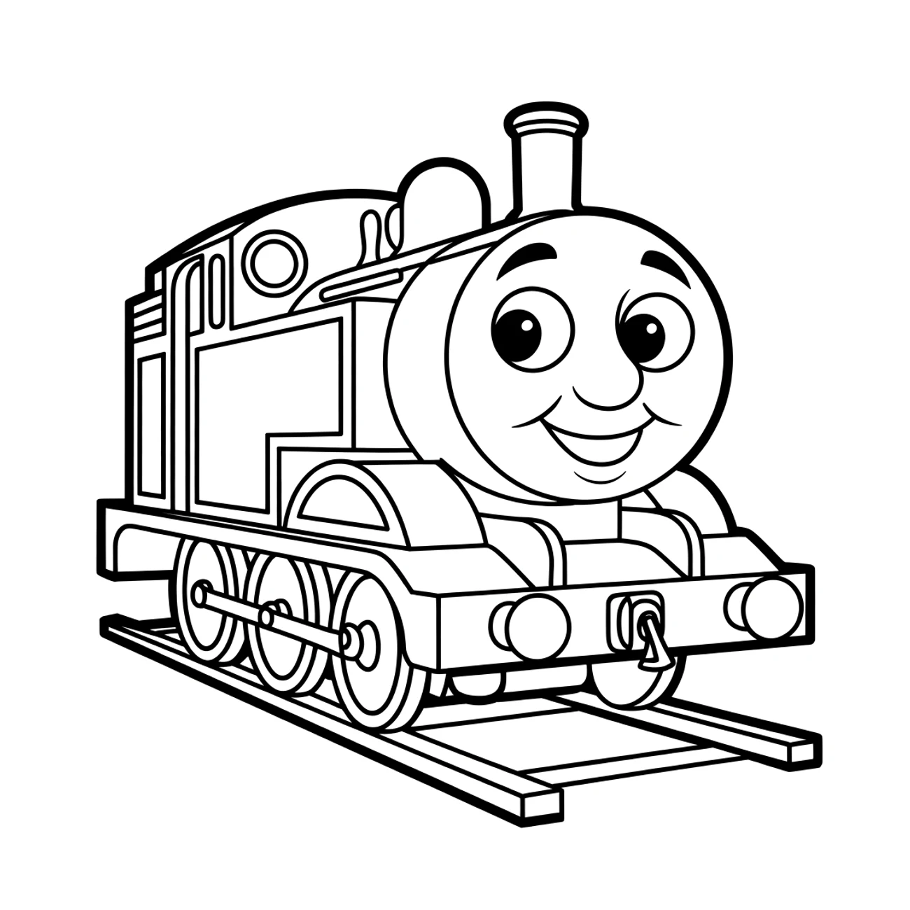 Detský vláčik s tvárou