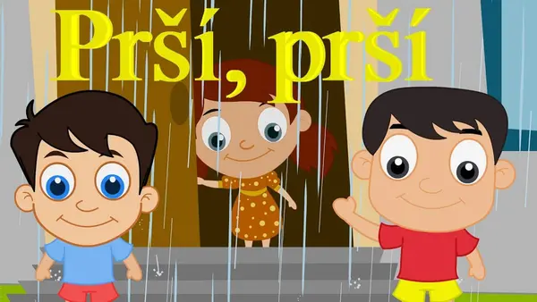 Prší, prší, len sa leje (pesnička pre deti)