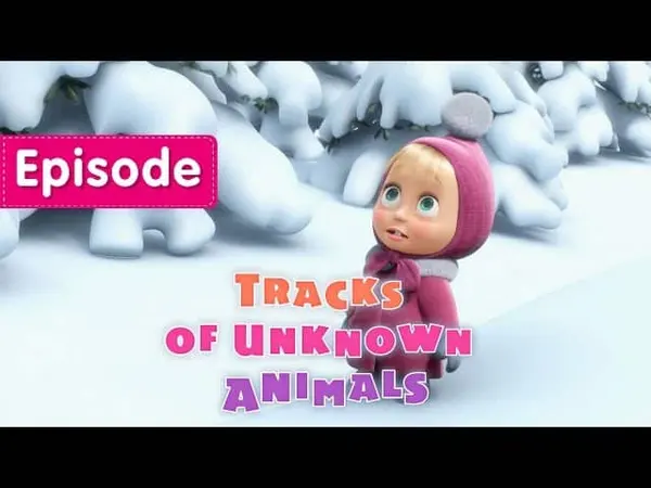 Máša a medveď: Stopy zvierat (anglicky) - rozprávka