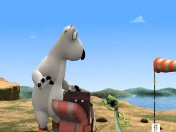Bernard the Bear – Medveď Bernard - Paragliding