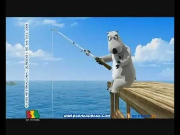 Bernard the Bear – Medveď Bernard - Rybačka a Noviny
