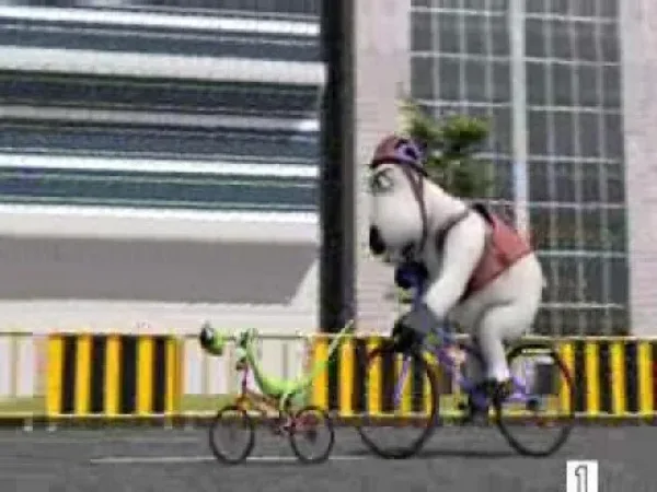Bernard the Bear – Medveď Bernard - Cyklista