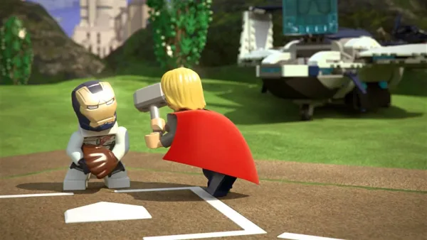 Lego Super Heroes – Lego Super heroes - Kapitán Amerika hrá baseball