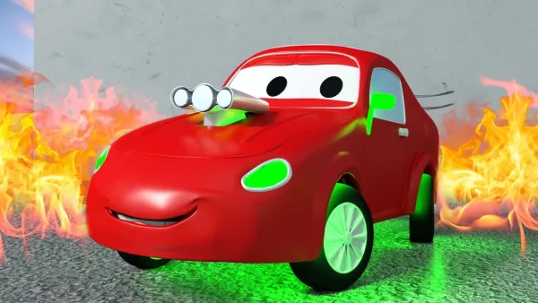 Mesto áut – Mesto áut - Pretekárske auto Jerry
