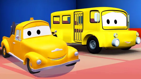 Mesto áut – Odťahovák Tom a školský autobus