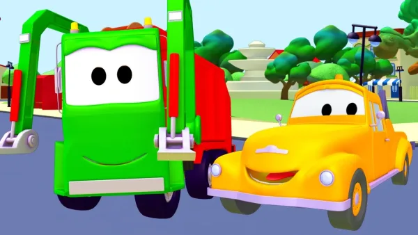 Mesto áut – Odťahovák a smetiarske auto