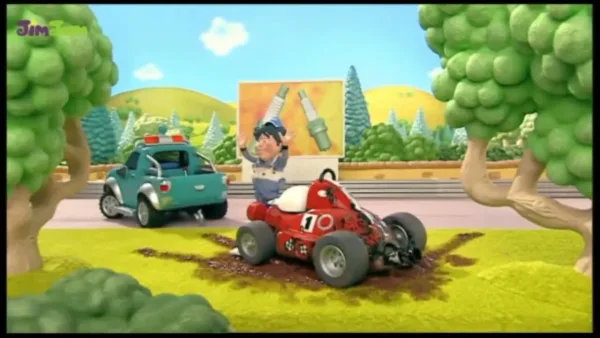Roary pretekárske autíčko – Roary Závodné Auto - Roaryho šmyk (S01E02)